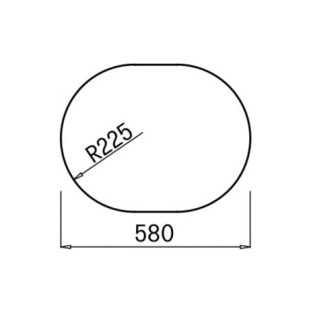 Chiuveta granit Elleci Easy Round 600, Tortora G43, 600 x 470 mm, cuva reversibila
