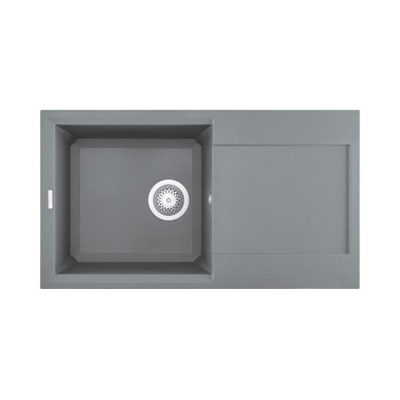 Chiuveta granit Elleci Easy 290, Titanium M73, 780 x 435 mm, cuva reversibila