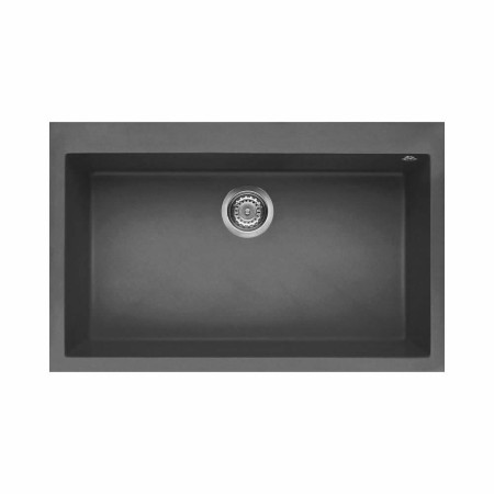 Chiuveta granit Elleci Quadra 130, Dark Grey K99, 790 x 500 mm