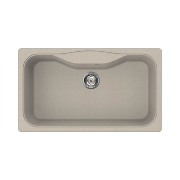 Chiuveta granit Elleci Fox 360, Avena G51, 863 x 503 mm, o cuva