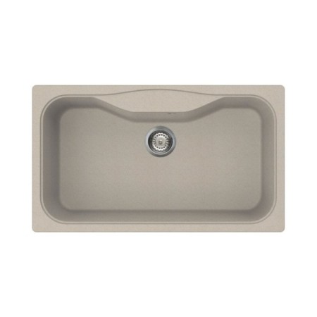 Chiuveta granit Elleci Fox 360, Avena G51, 863 x 503 mm, o cuva